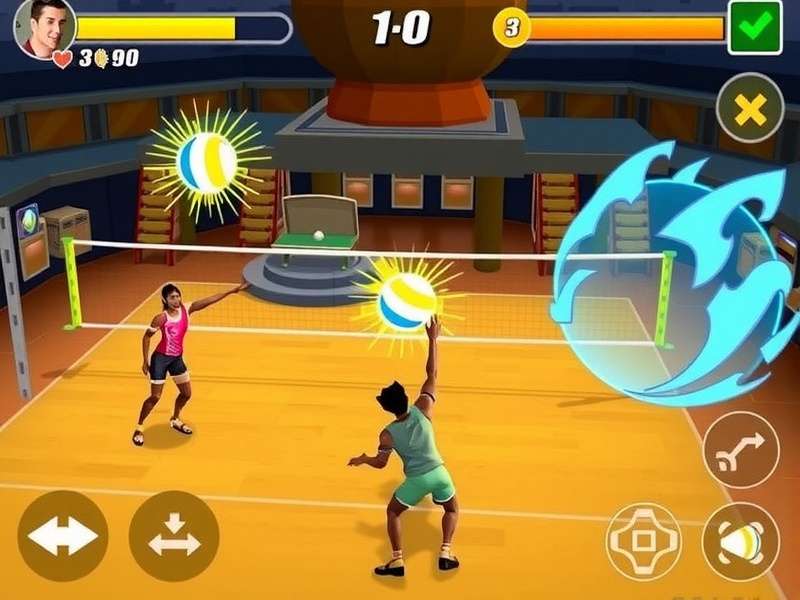 Masala Volley Blitz Gameplay Screenshot